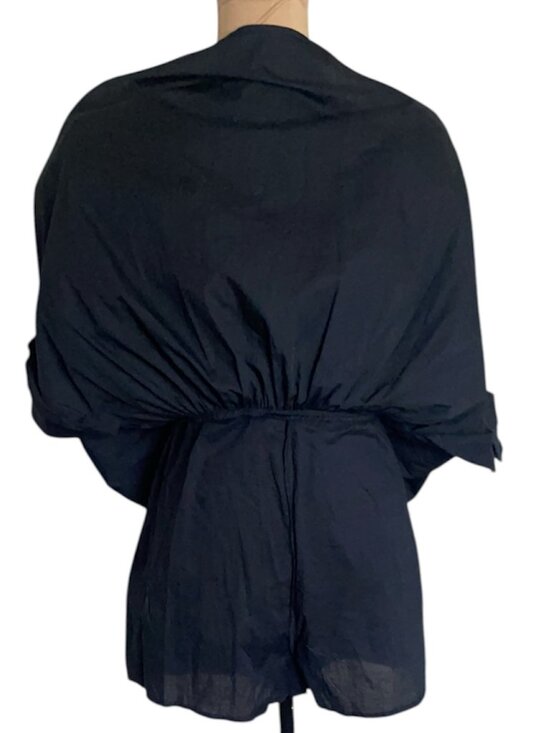 Abercrombie & Fitch Black Puff-Sleeve Mini Dress - Picture 4 of 5